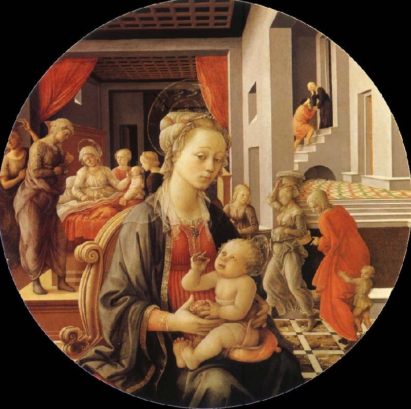 Fra Filippo Lippi Madonna and Child oil painting image